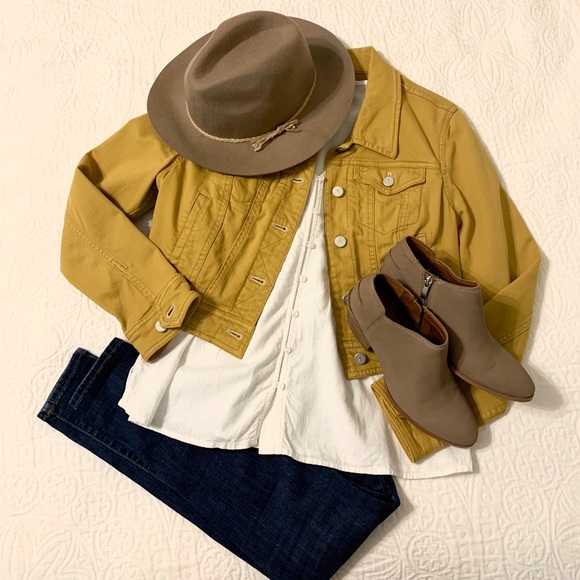 Pilcro and the letterpress yellow denim jacket - Picture 13 of 13